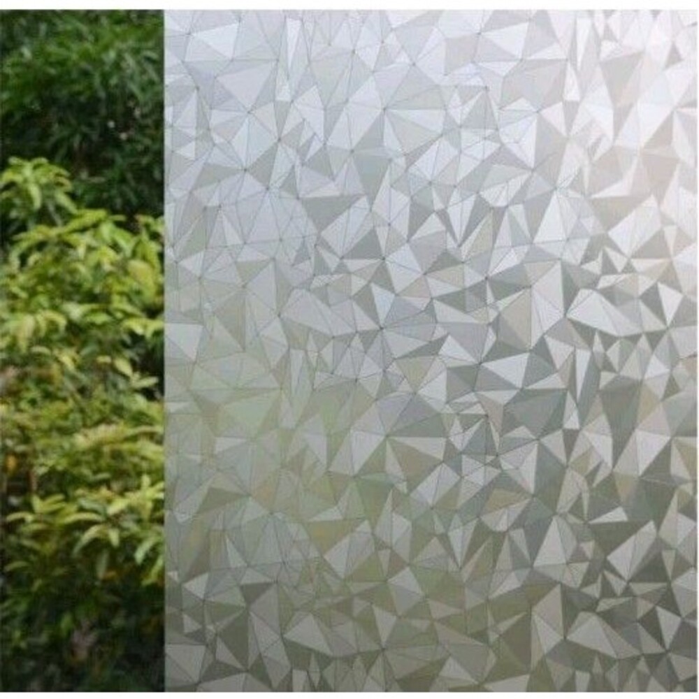 Diamond Pattern Window Tint - 2 Rolls 17.7" X 78.7" Static Cling‎ Privacy Film